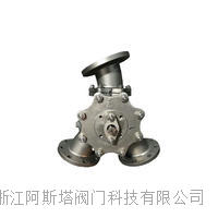 气动不锈钢三通球阀