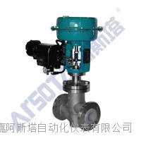 不锈钢法兰单座调节气动调节阀