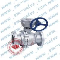 Q347F蜗轮固定球阀